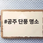 공주 단풍 명소 어디까지 가봤니 올해 가을 여행지 추천 공주 단풍 명소
