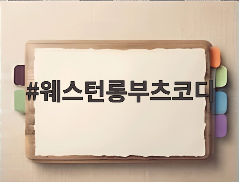 웨스턴롱부츠코디