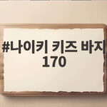 나이키 키즈 바지 170