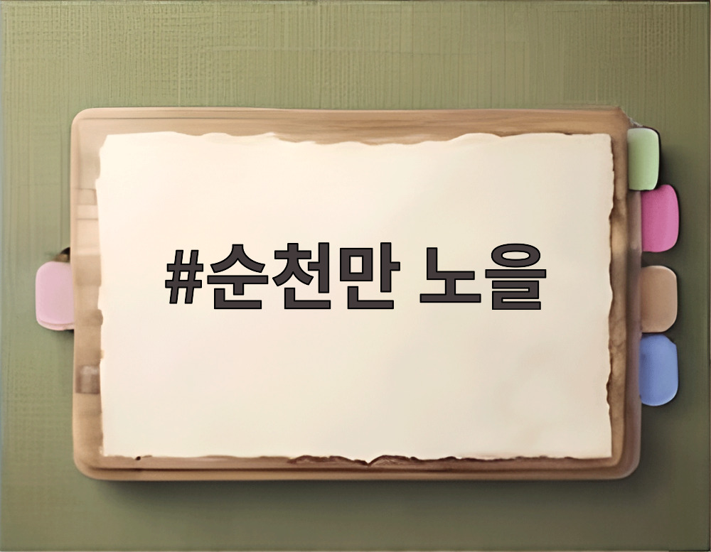 순천만 노을