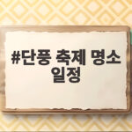 단풍 축제 명소 일정 이렇게 확인하면 가을 여행이 쉬워집니다 단풍 축제 명소 일정