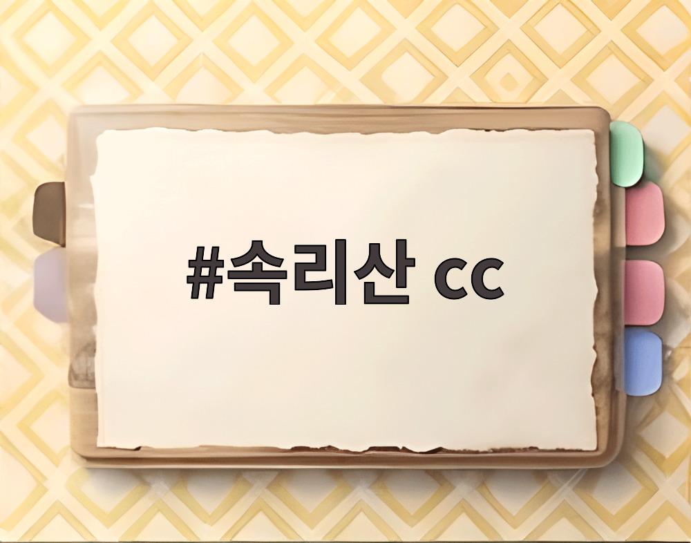 속리산 cc