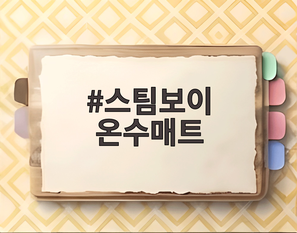 스팀보이 온수매트