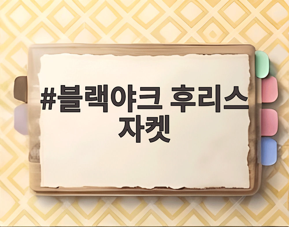 블랙야크 후리스 자켓