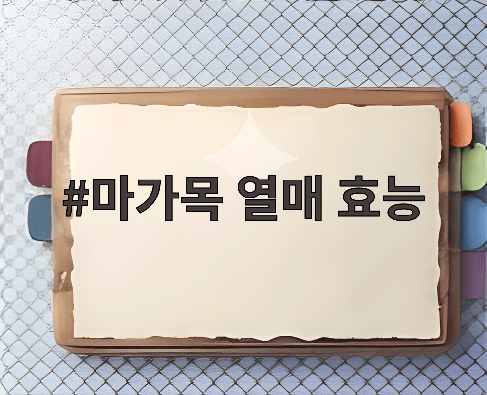 마가목 열매 효능