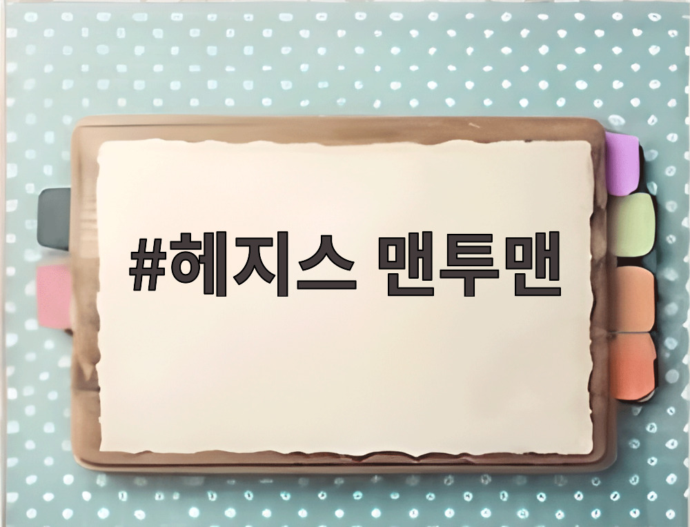 헤지스 맨투맨