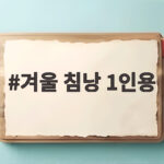 겨울 침낭 1인용