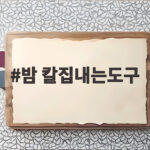 밤 칼집내는도구 하나로 군밤 준비가 쉬워집니다 밤 칼집내는도구