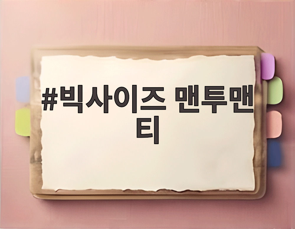 빅사이즈 맨투맨 티