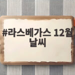 라스베가스 12월 날씨