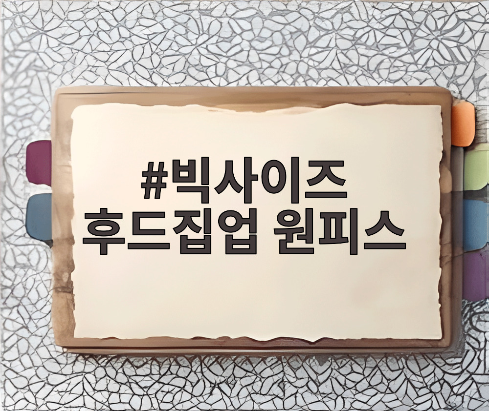 빅사이즈 후드집업 원피스