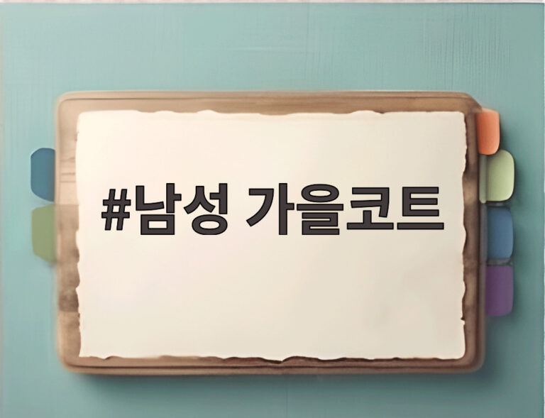 남성 가을코트