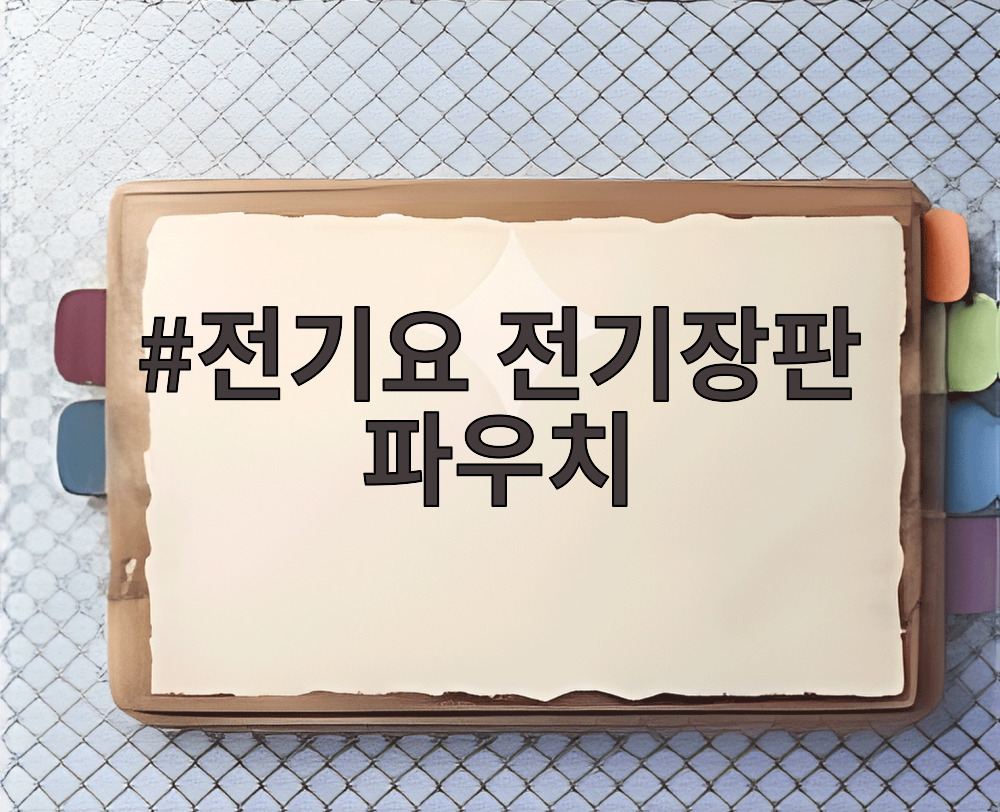 전기요 전기장판 파우치