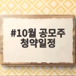 10월 공모주 청약일정