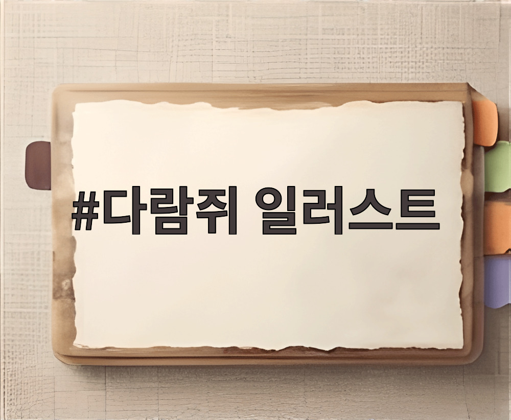 다람쥐 일러스트