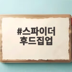 스파이더 후드집업
