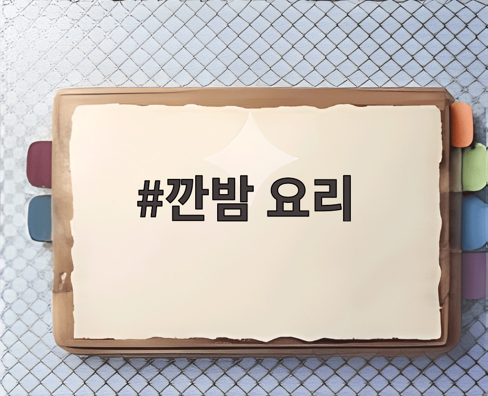 깐밤 요리