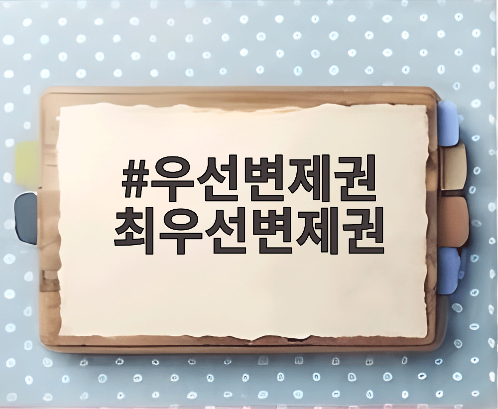 우선변제권 최우선변제권