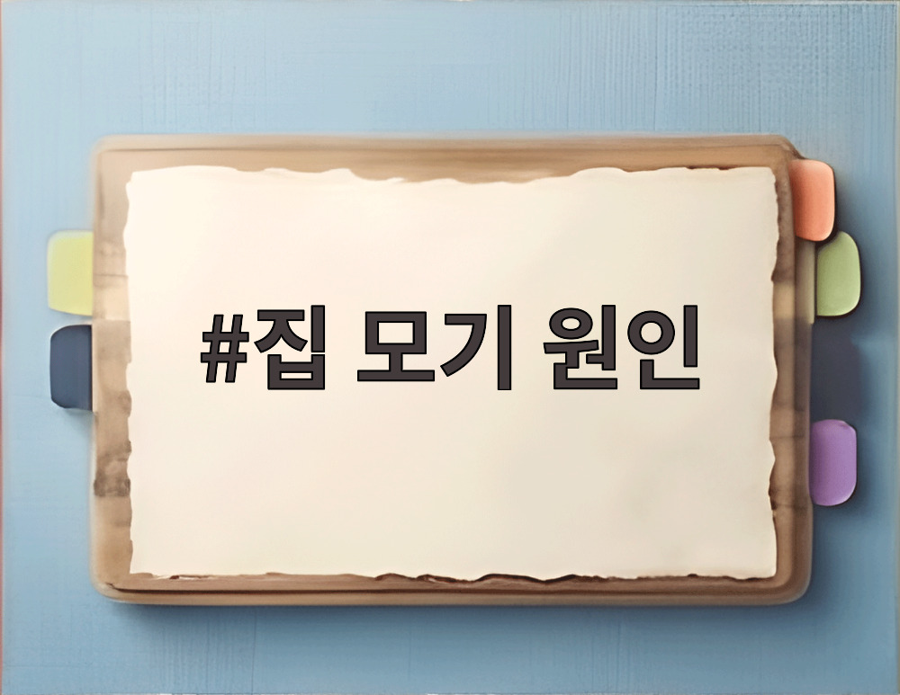 집 모기 원인