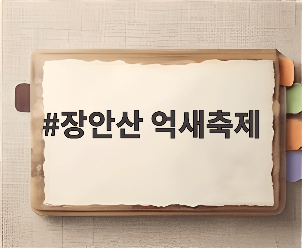 장안산 억새축제