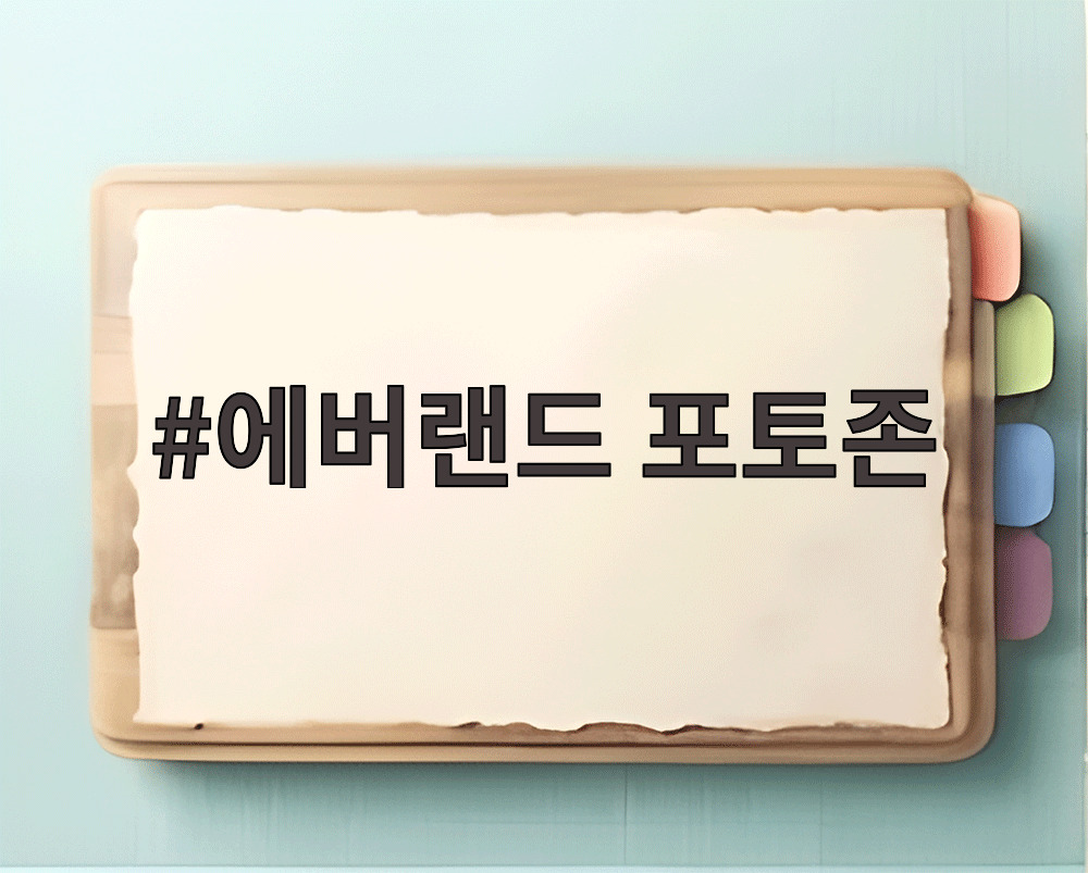 에버랜드 포토존
