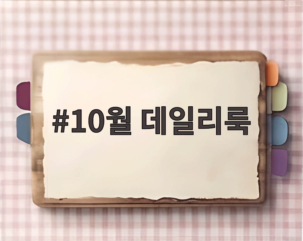 10월 데일리룩