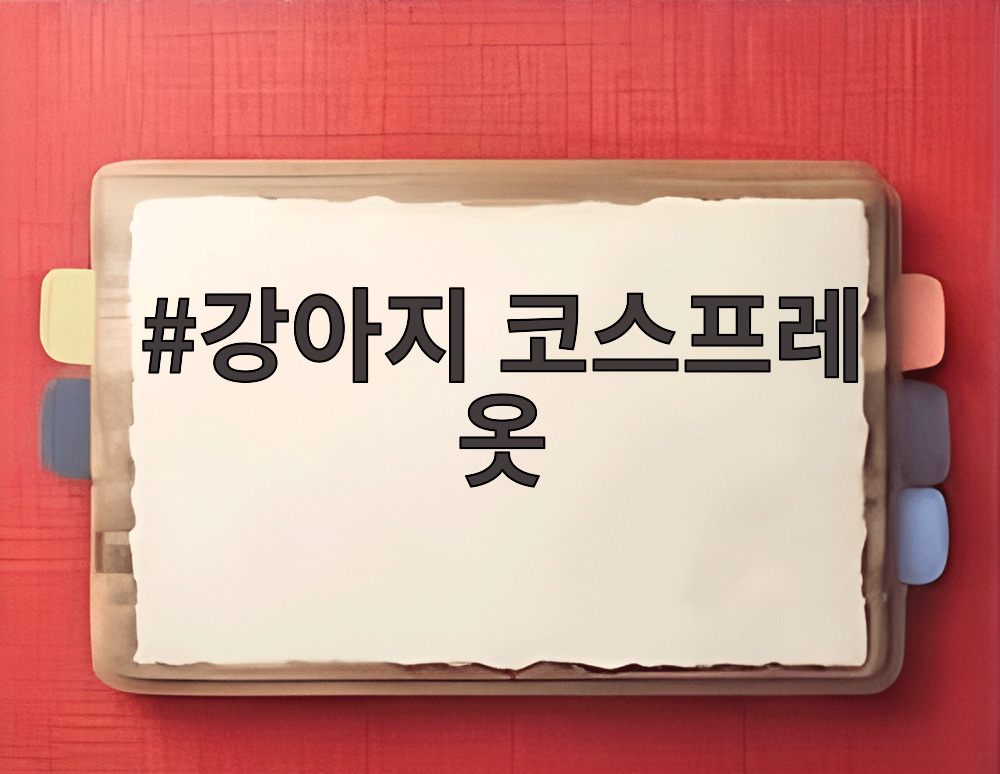 강아지 코스프레 옷
