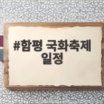 함평 국화축제 일정