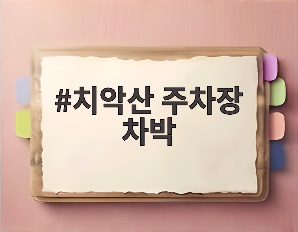 치악산 주차장 차박