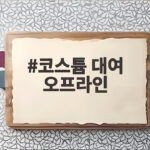 코스튬 대여 오프라인