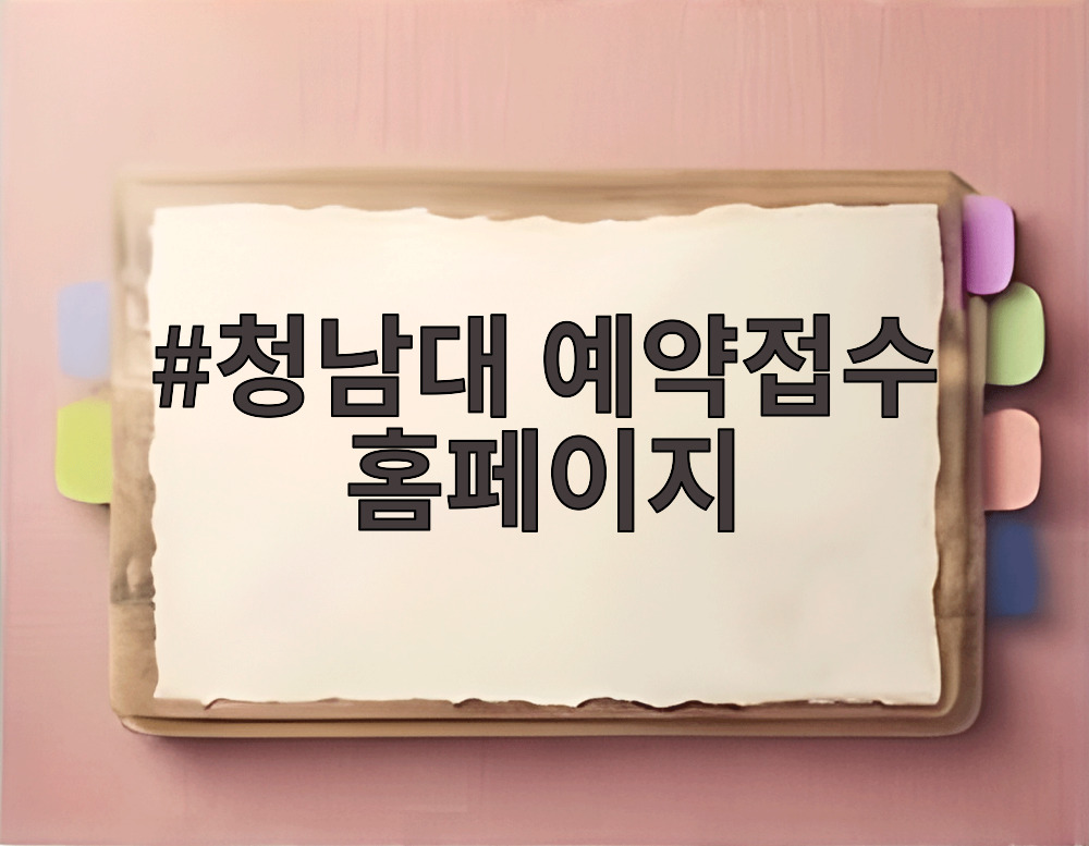 청남대 예약접수 홈페이지