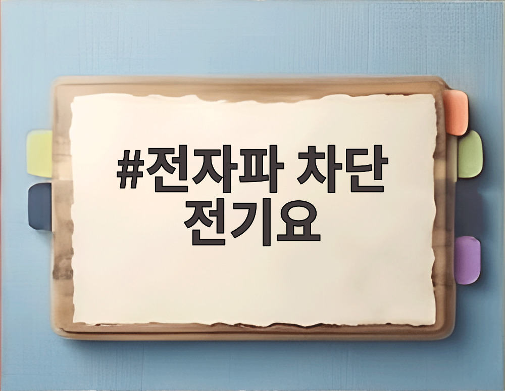 전자파 차단 전기요