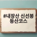내장산 신선봉 등산코스 이렇게 오르면 누구나 정상에 섭니다 내장산 신선봉 등산코스