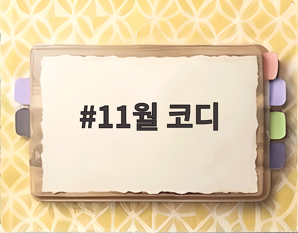 11월 코디