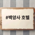 백양사 호텔 단풍철 숙소 선택 이렇게 하면 실패 없습니다 백양사 호텔