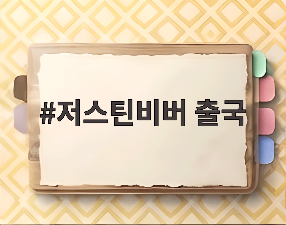 저스틴비버 출국