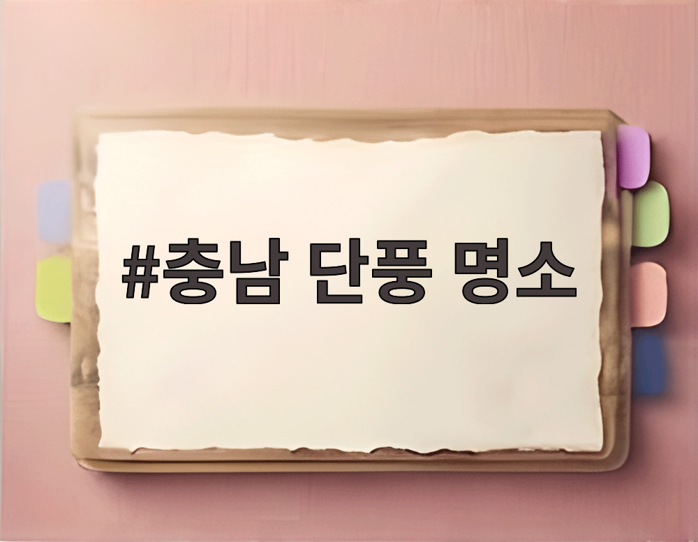 충남 단풍 명소