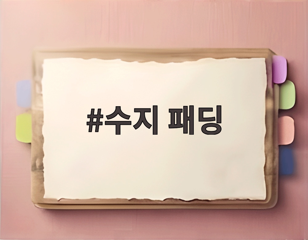수지 패딩