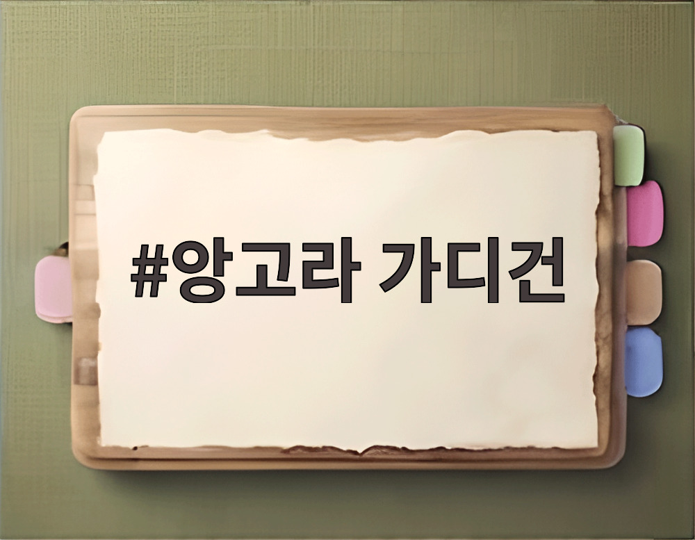 앙고라 가디건
